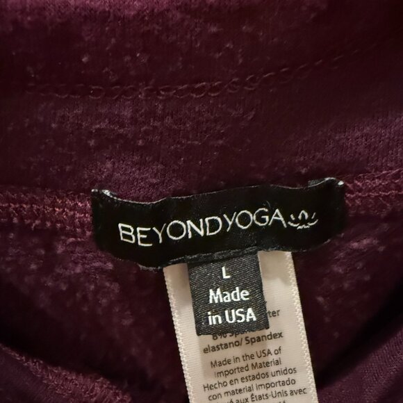 Beyond Yoga Lounge Around Midi Jogger, Fig, L - Picture 4 of 4